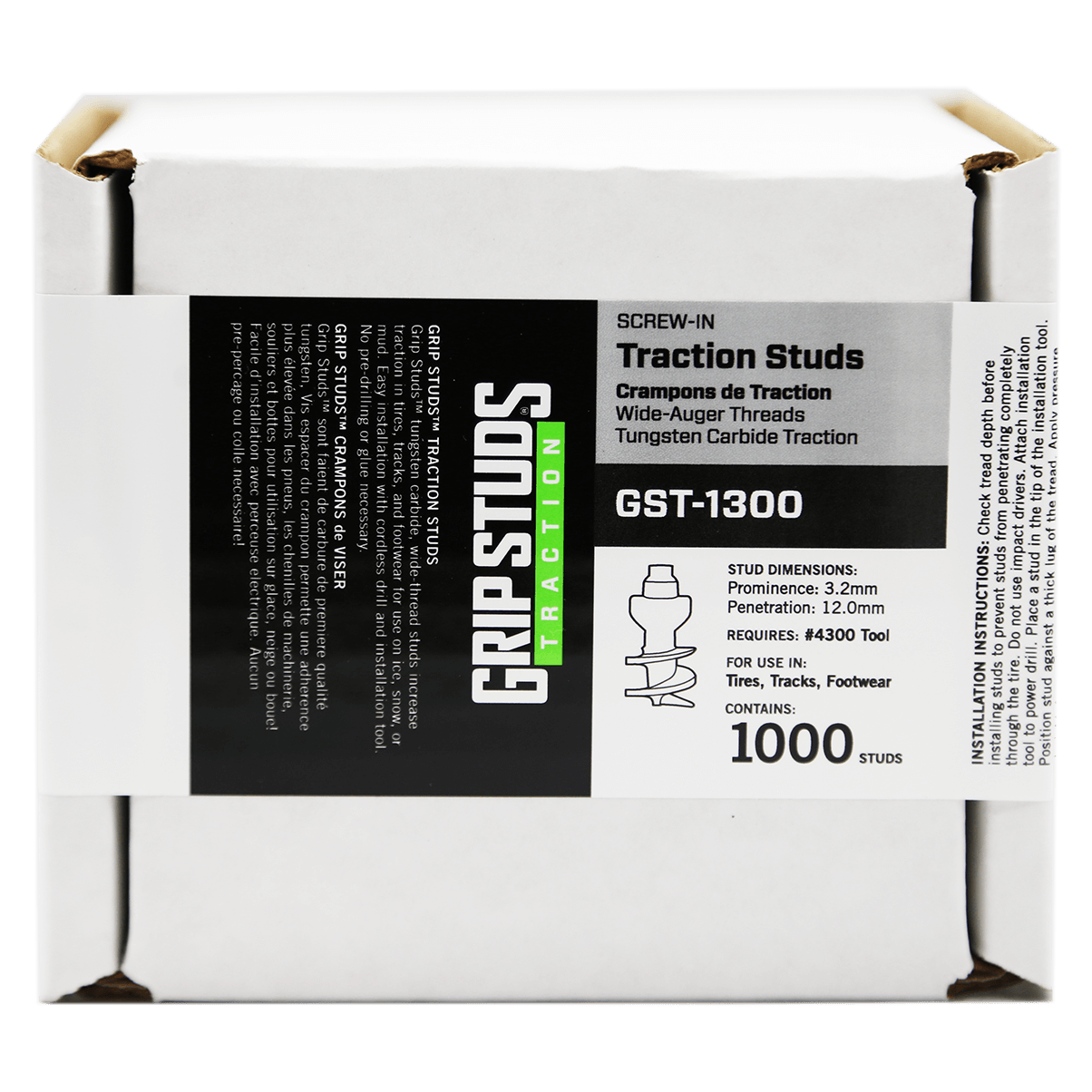 1300 Screw-In Tire Stud 1000
