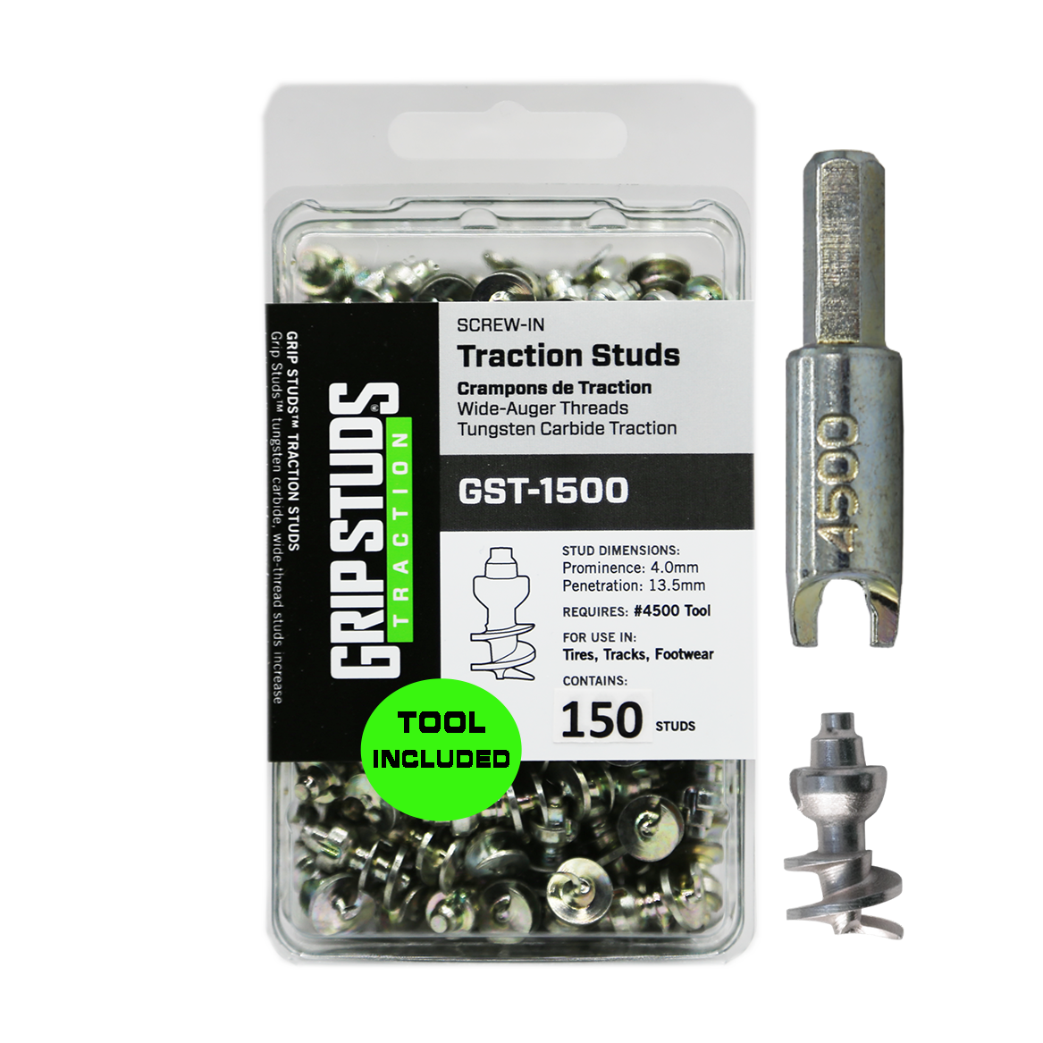 1500 Screw-In Tire Stud  150 W/TOOL