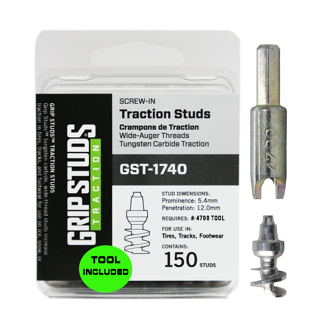 1740 Screw-In Tire Stud  150 W/TOOL